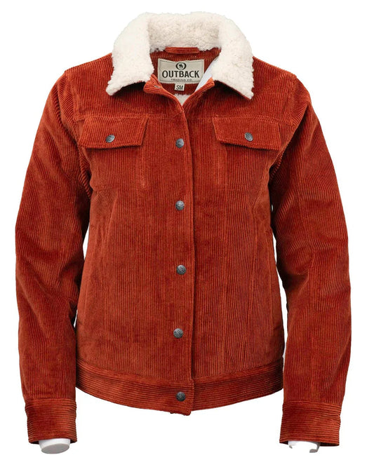 Outback Trading Company Women’s Georgia Button Up Jacket - Rust