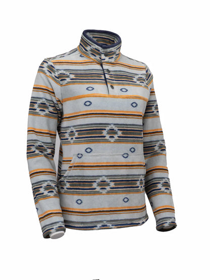 Outback Trading Company Women's Delaney Henley Fleece Pullover - Sage