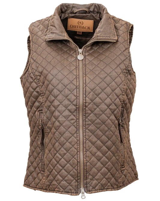 Outback Trading Company Women’s Brisbane Vest - BROWN