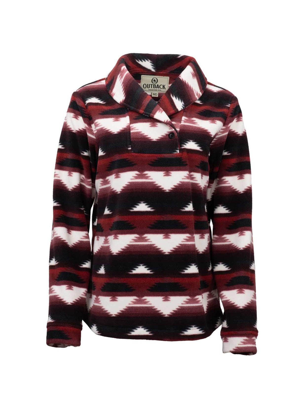 Outback Trading Company Women's Janet Pullover - Wine