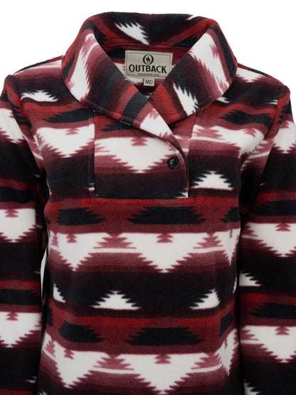 Outback Trading Company Women's Janet Pullover - Wine