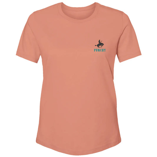 Womenś Hooey" Ranchero" Terracotta Heathered T-shirt