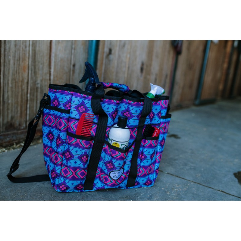 Schulz Equine Grooming Tote - Aztec Bubble Gum