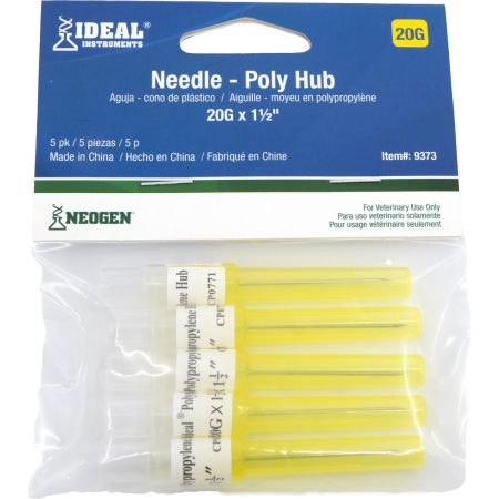 Needle - Poly Hub 20G x 1.5¨