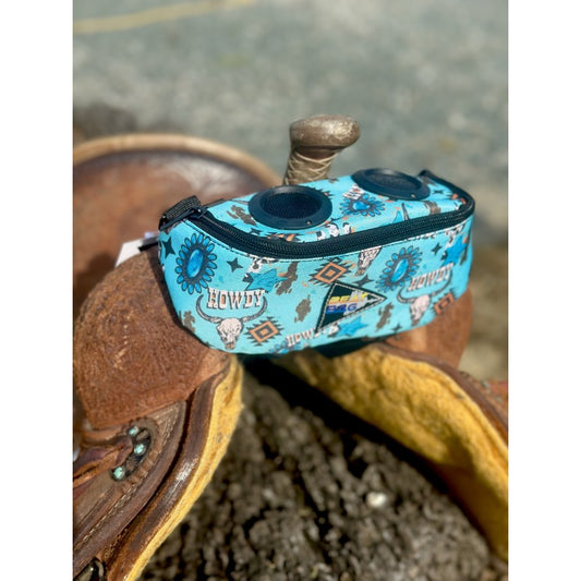 Schulz Equine Beat Bag - Turquoise Howdy
