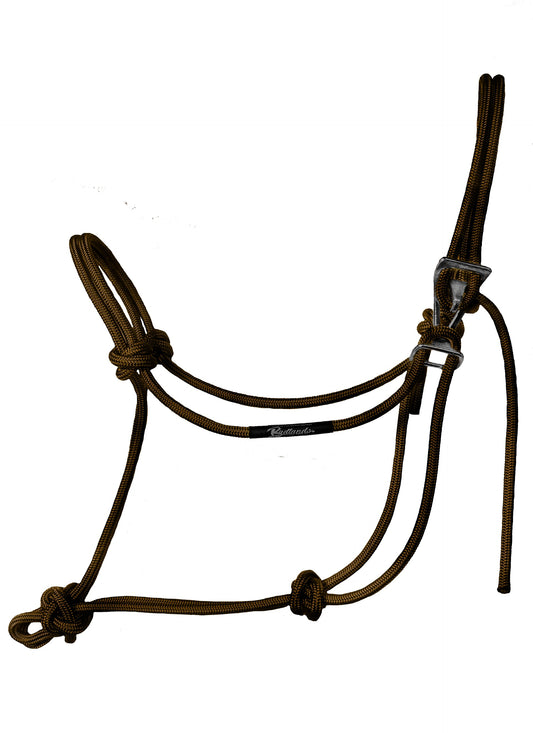 Hookin' Halter - Rope Halter Quick Release - Brown