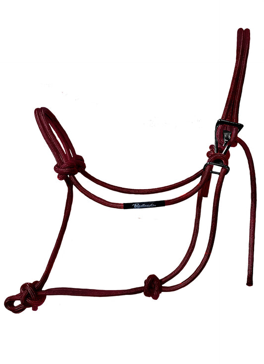 Hookin' Halter - Rope Halter Quick Release - Maroon