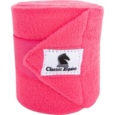 Classic Equine Polo Wraps -  Hot Pink