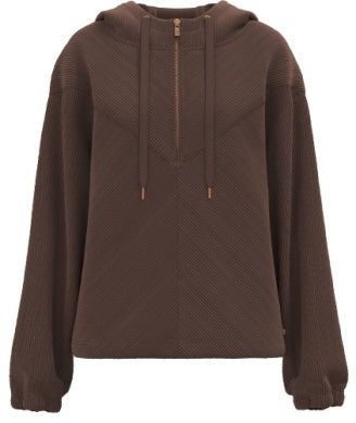 Hooey Cowgirl Corduroy, Women's Maroon 1/4 Zip Hoody