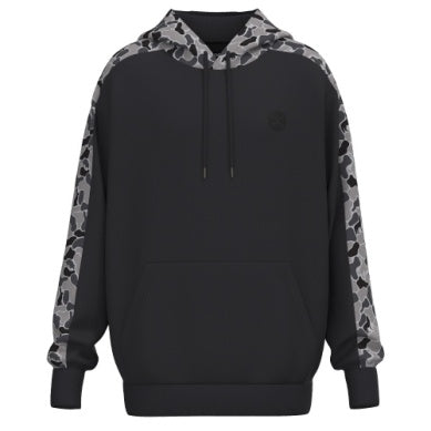 Hooey Canyon, Men's Black Hoody with Grey Camo Accents