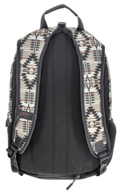 Hooey - Backpack - Rockstar Charcoal/Tan Aztec Pattern All Over w/ Charcoal Accents