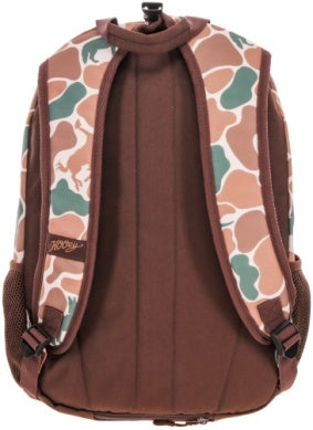 Hooey - Backpack - Rockstar Brown/Green Camo Pattern All Over w/ Brown Accents