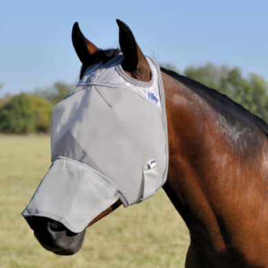 Crusader Fly Mask Long Nose, No Ears