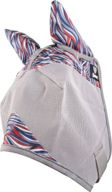 Cashel Crusader Fly Mask Standard with Ears - American Wave