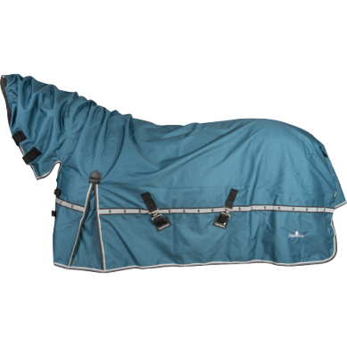 Classic Equine Windbreaker Hooded Turnout Sheet - Dark Teal