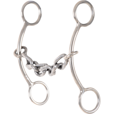 Classic Equine Carol Goostree Simplicity Shank Barrel Bit / Chain Mouthpice