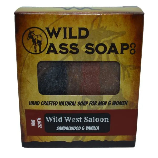 Wild Ass Soap - 4.5 oz Bar Soap - Wild  West Saloon