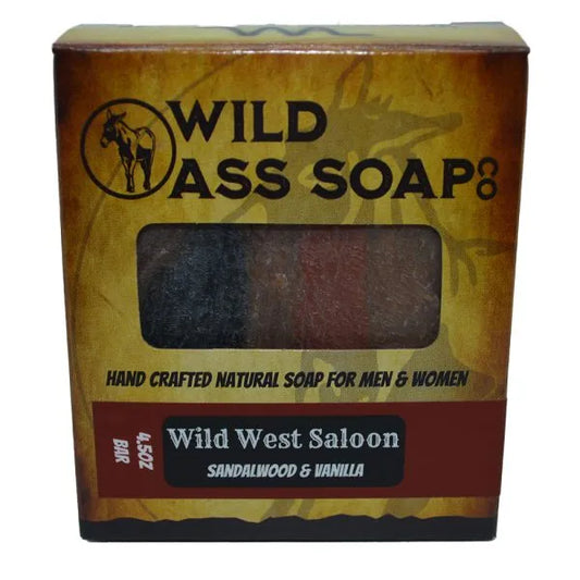 Wild Ass Soap - 4.5 oz Bar Soap - Wild  West Saloon