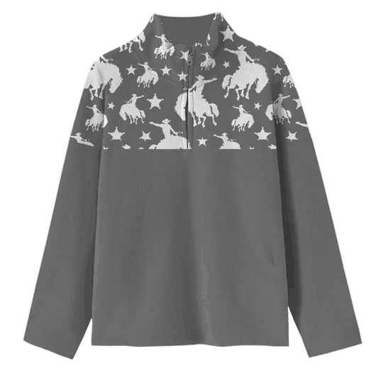 CLEARANCE Shea Kids Boys Star Bronc Fleece Zip Up